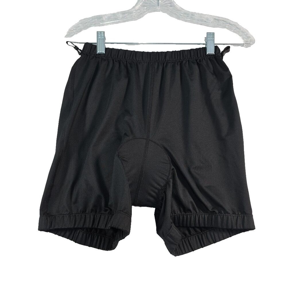L.L. Bean Cycling Padded Liner Shorts Women's Medium Black Comfort Mountain Bike